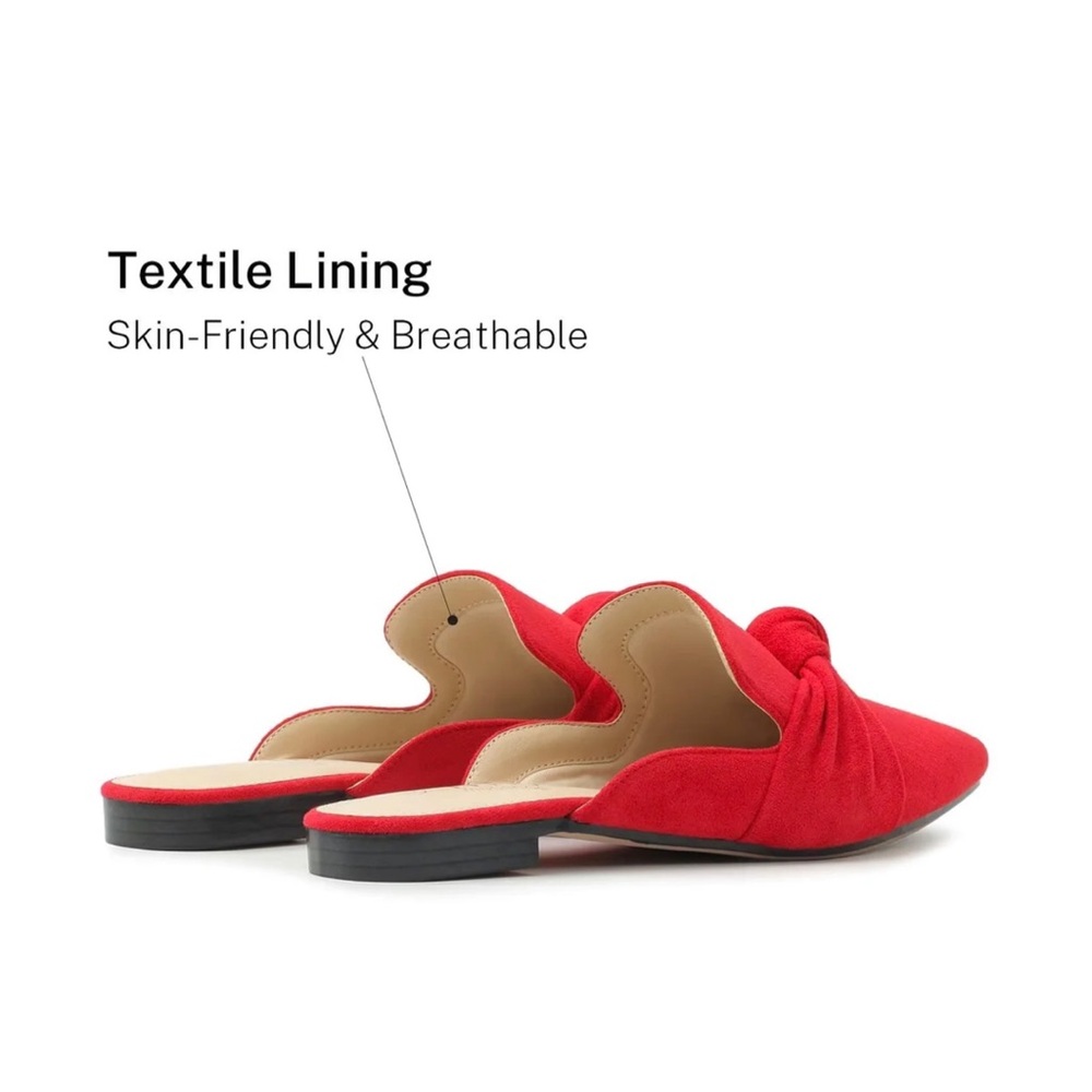 Musshoe Red Knot Casual Pointed Toe Mules - Picture 2 of 9